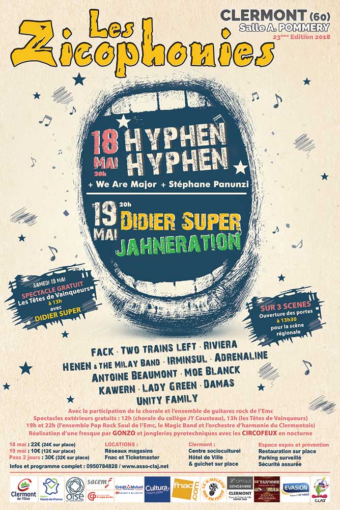 pour plus d'informations sur les zicophonies, cliquez sur l'affiche correspondante	    	    	    	    	    	    	    	    	    	    	    	    	    	    	    	    	    